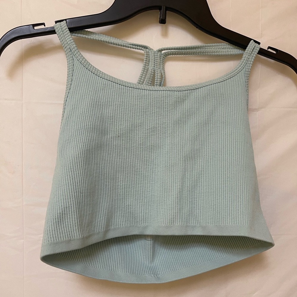 Forever 21 Seamless Light Blue Activewear Size L
